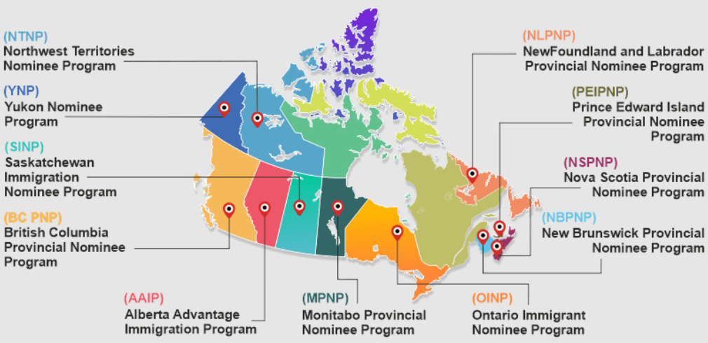 Best Provinces to Apply for Canada PNP from UAE